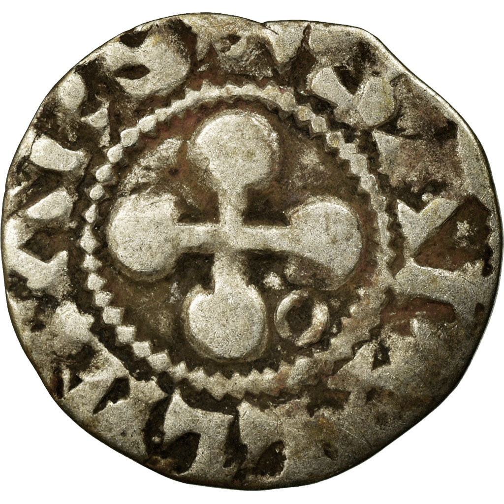 Coin, France, Dauphiné, Anonymous, Denarius, Valence, VF(30-35), Silver
