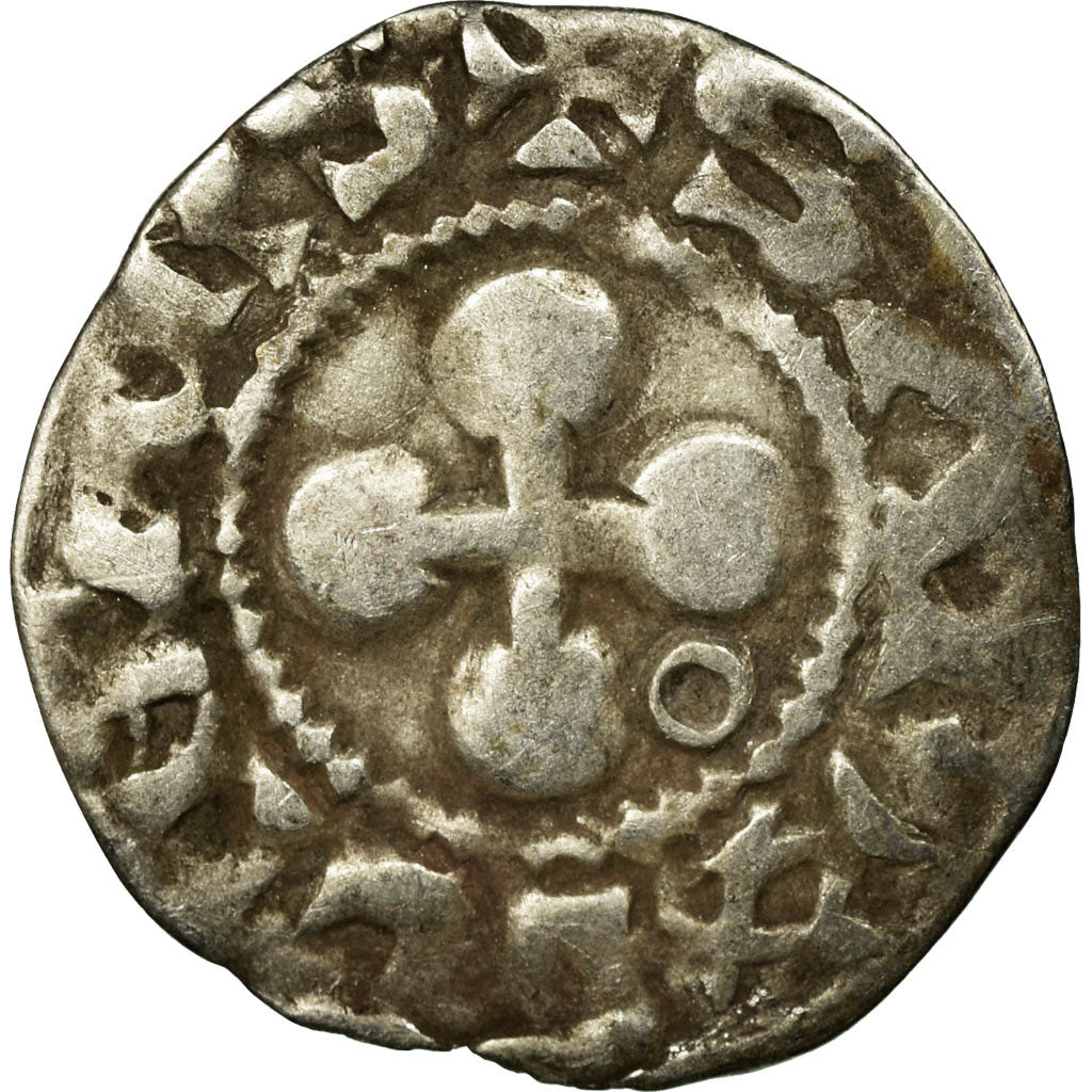 Coin, France, Dauphiné, Anonymous, Denarius, Valence, VF(30-35), Silver