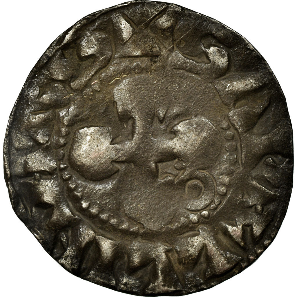 Coin, France, Dauphiné, Anonymous, Denarius, Valence, VF(20-25), Silver