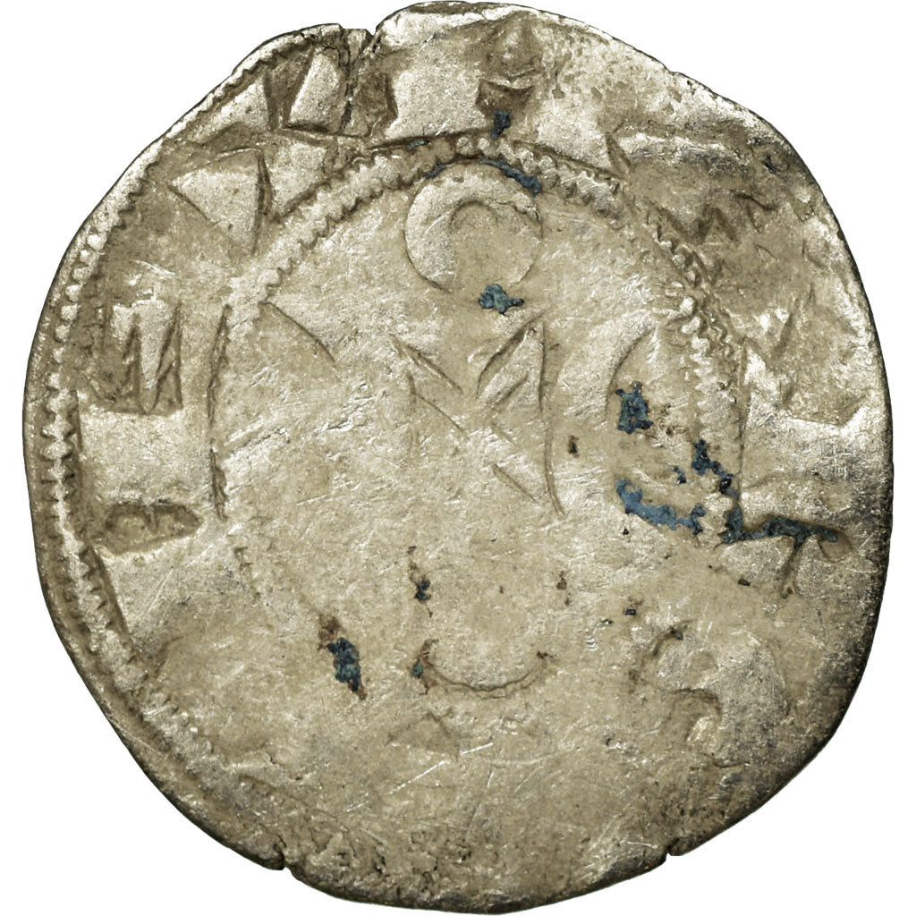 Monnaie, France, La Marche, Hugues IX, Denier, TB, Argent, Boudeau:437