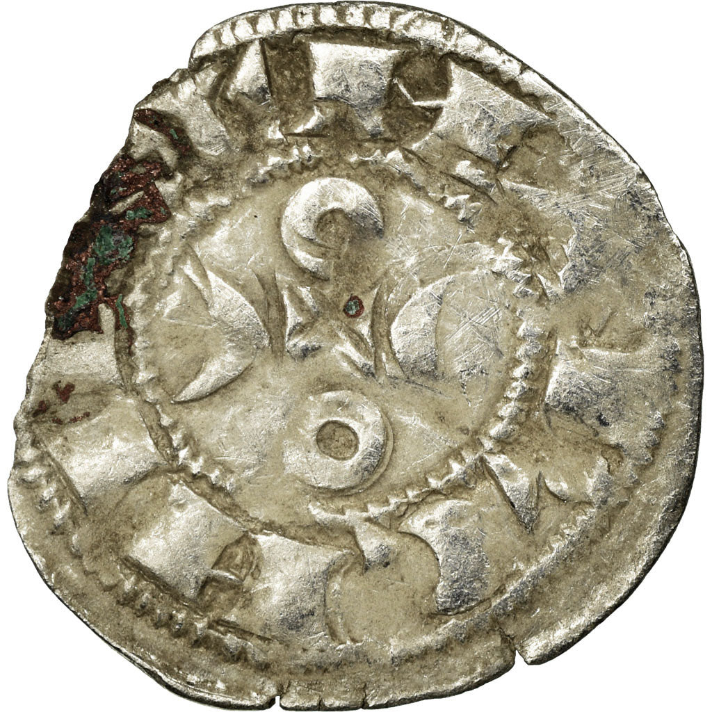 Monnaie, France, La Marche, Hugues IX, Denier, TB, Argent, Boudeau:437