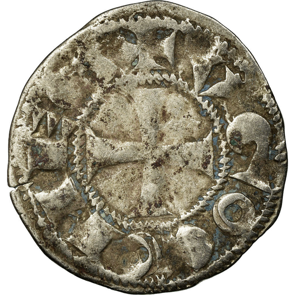 Monnaie, France, La Marche, Hugues IX, Denier, TB, Argent, Boudeau:437