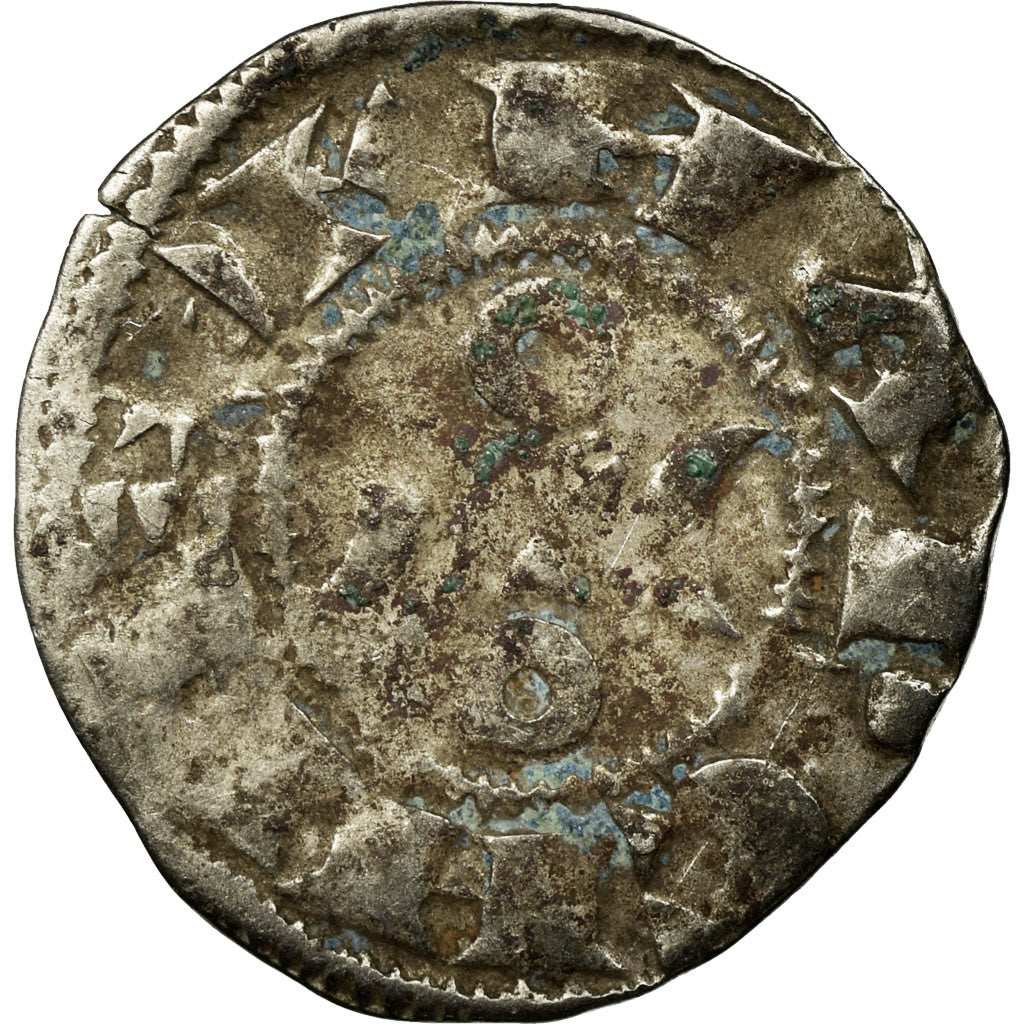 Monnaie, France, La Marche, Hugues IX, Denier, TB, Argent, Boudeau:437