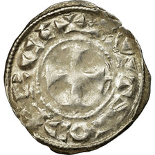 Coin, France, Auxerre, Anonymous, Denarius, VF(30-35), Silver, Boudeau:1730