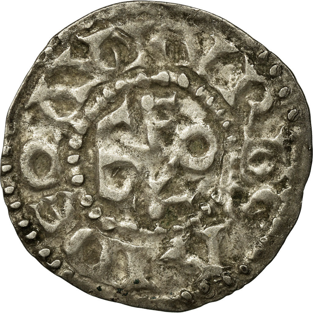 Coin, France, Anjou, Geoffroi II, Denarius, Angers, EF(40-45), Silver