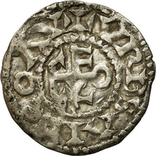 Monnaie, France, Anjou, Geoffroi II, Denier, Angers, TTB, Argent, Boudeau:149