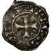 Moneda, Francia, Champagne, Thibaut II, Denarius, Troyes, BC+, Plata
