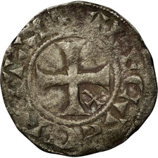 Monnaie, France, Champagne, Thibaut II, Denier, Troyes, TB+, Argent