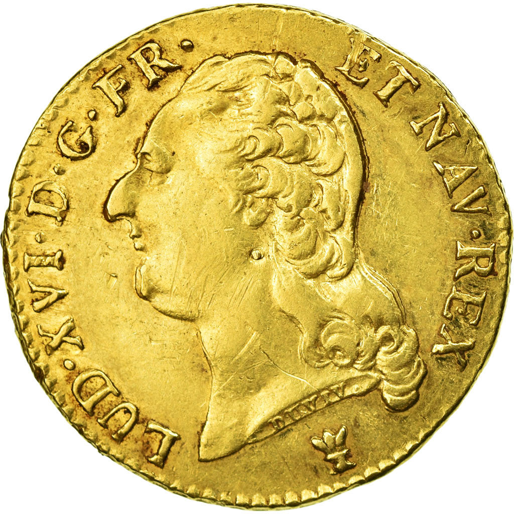 Coin, France, Louis XVI, Louis d'or à la tête nue, 1786, Limoges, EF(40-45)