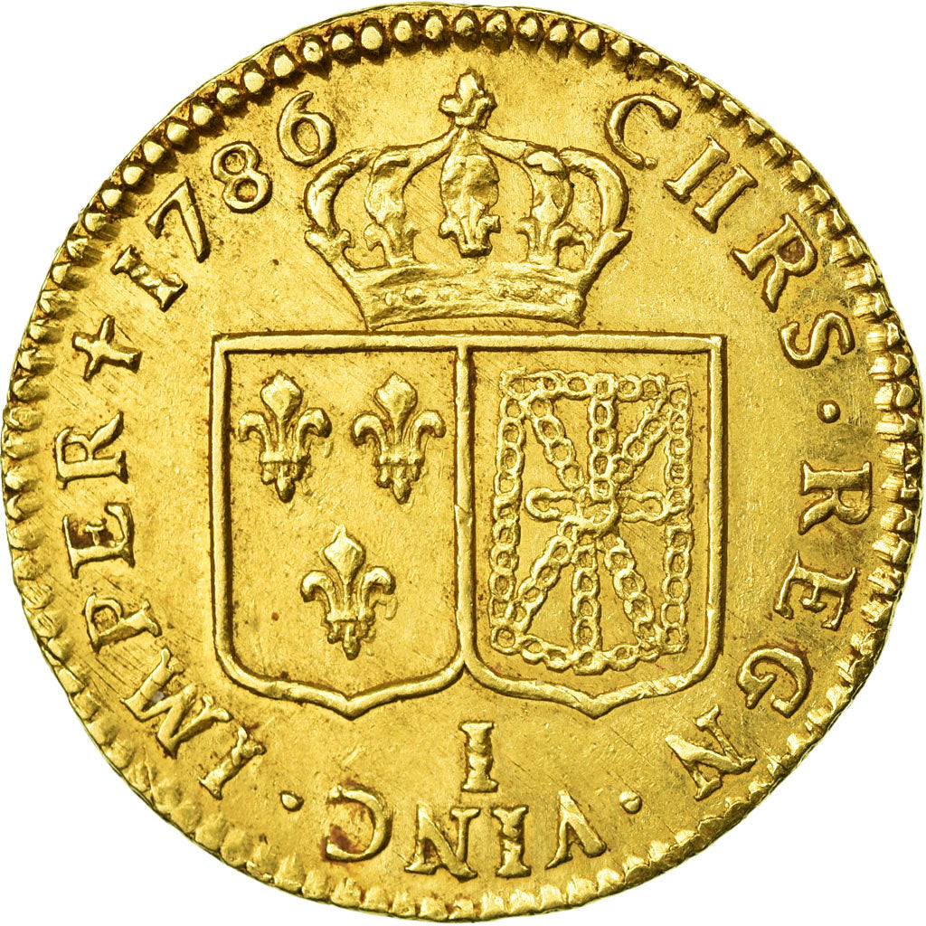 Coin, France, Louis XVI, Louis d'or à la tête nue, 1786, Limoges, EF(40-45)