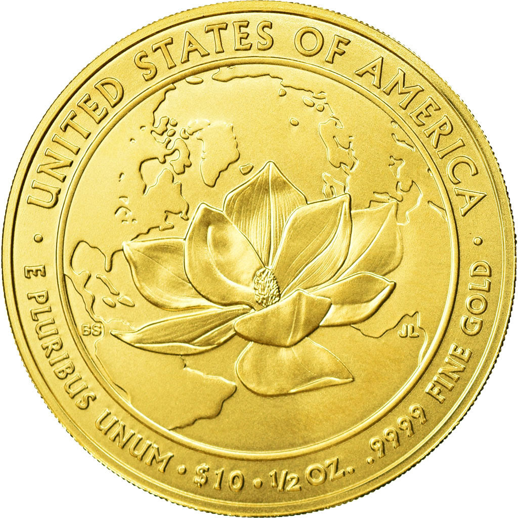 Coin, United States, $10, 1/2 Oz, 2015, West Point, Jacqueline Kennedy