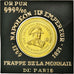 Francia, medaglia, Napoléon Bonaparte, Bicentenaire, 1969, MDP, SPL, Oro