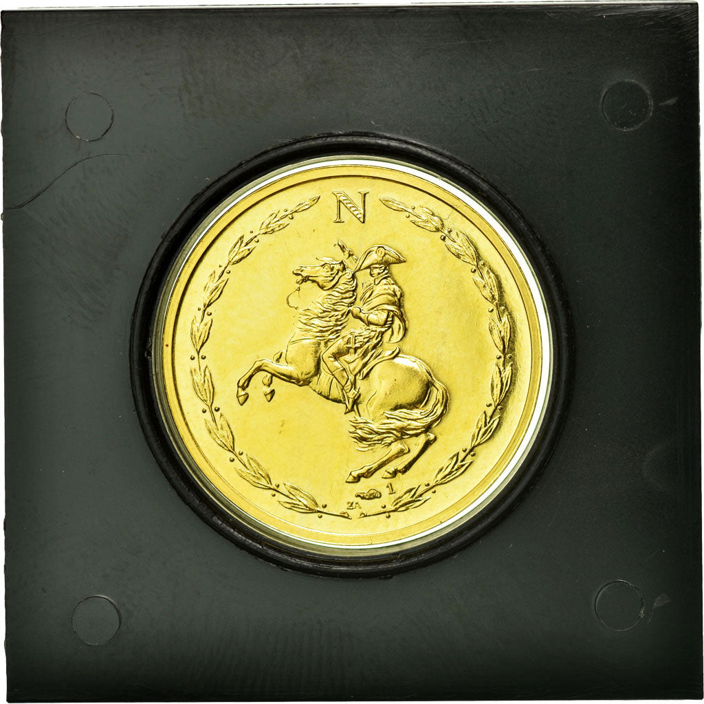 Francia, medaglia, Napoléon Bonaparte, Bicentenaire, 1969, MDP, SPL, Oro