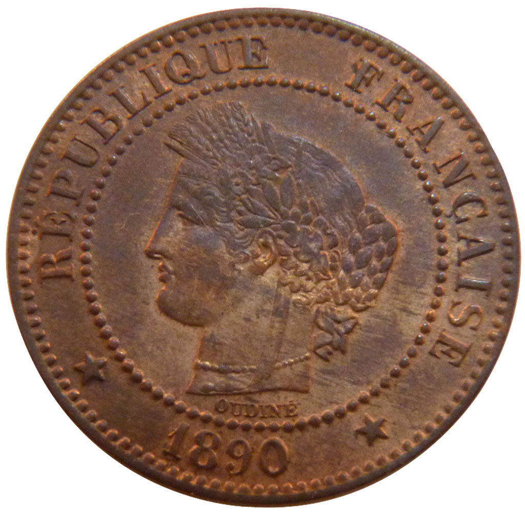 III ème République, 2 Centimes Cérès