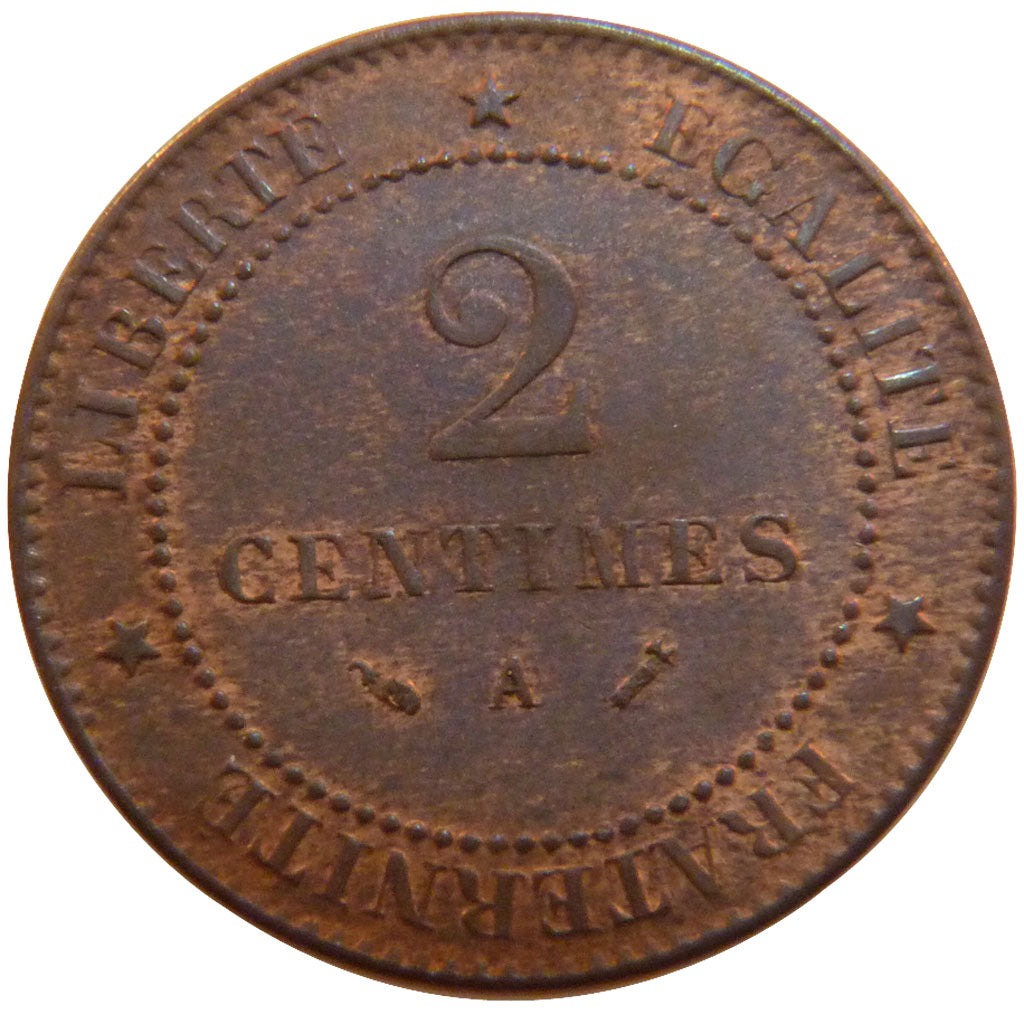 III ème République, 2 Centimes Cérès