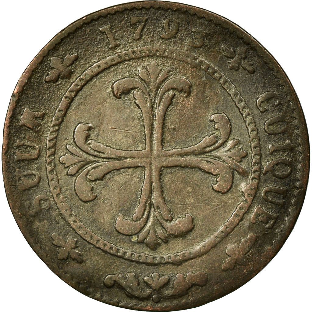 Monnaie, SWISS CANTONS, NEUCHATEL, 4 Kreuzer, 1793, Neuenburg, TB, Billon, KM:49