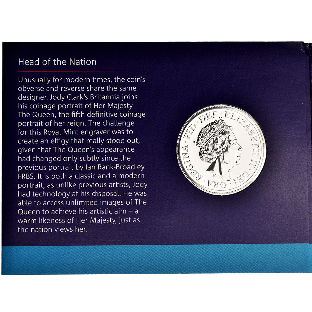 Coin, Great Britain, Elizabeth II, Britannia, 50 Pounds, 2015, MS(65-70), Silver