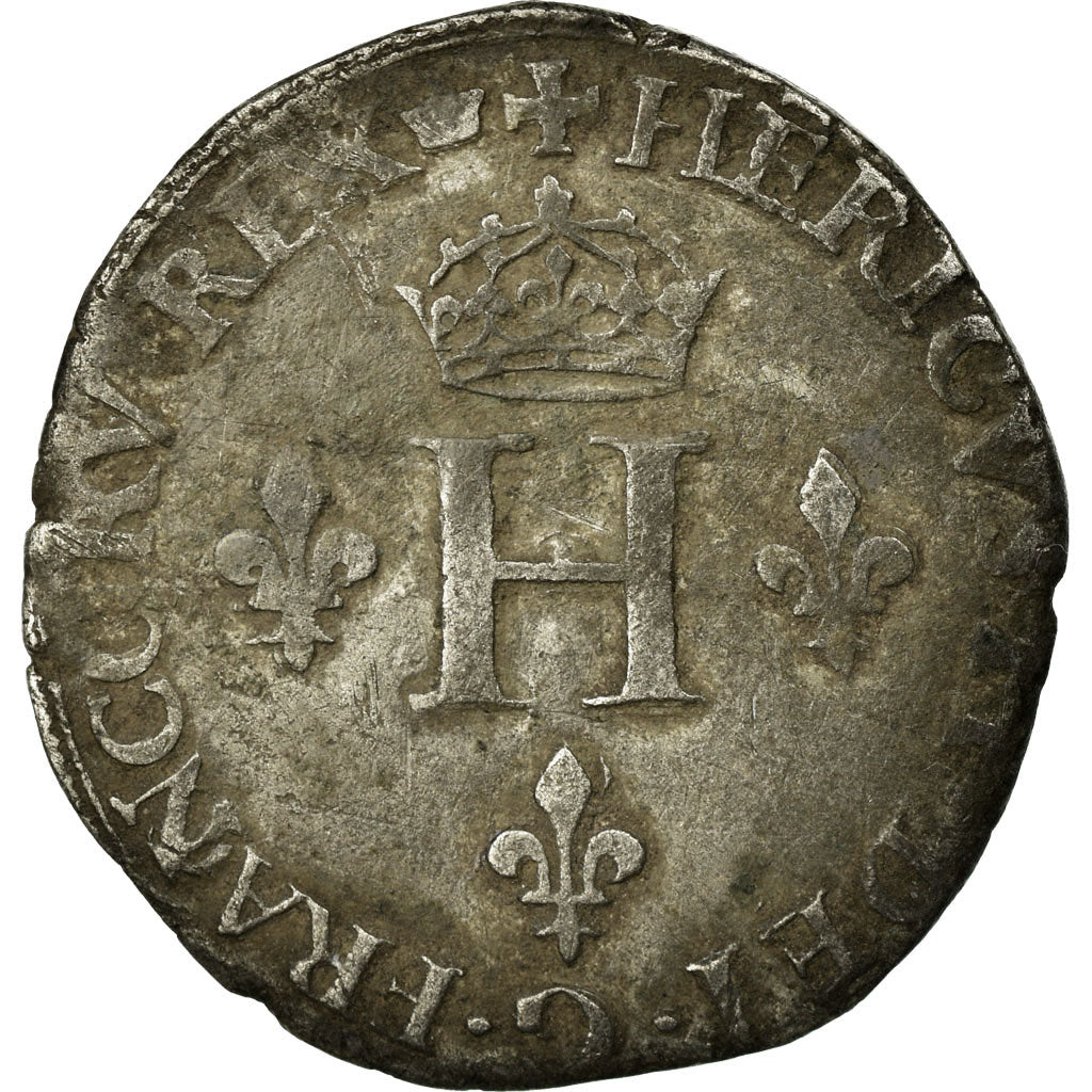 Munten, Frankrijk, Henri II, Gros de Nesle, 1550, Paris, FR+, Billon