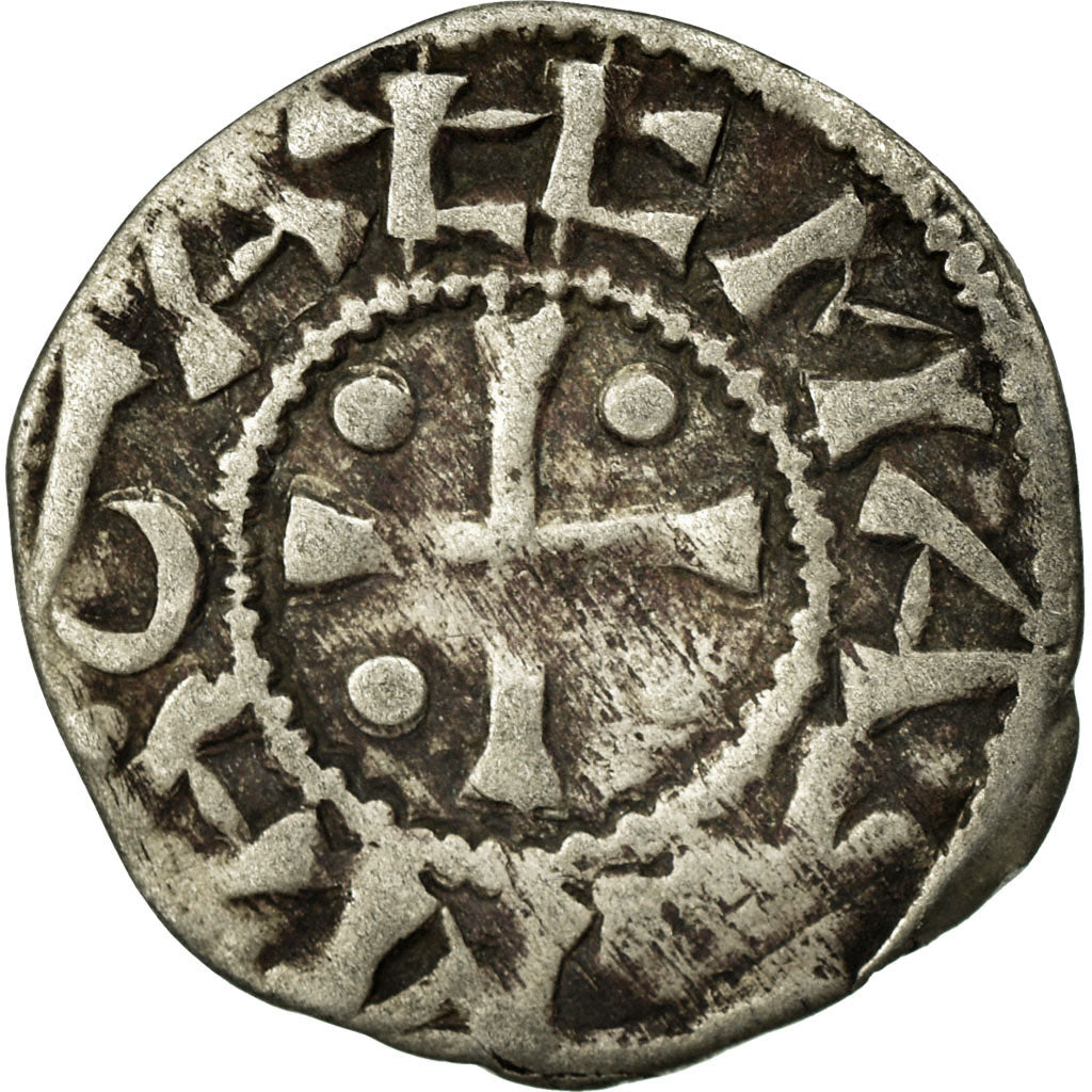 Coin, France, Dauphiné, Anonymous, Denarius, Vienne, VF(30-35), Silver