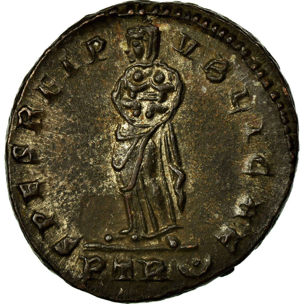 Monnaie, Fausta, Follis, 326, Trèves, SUP+, Bronze, RIC:484