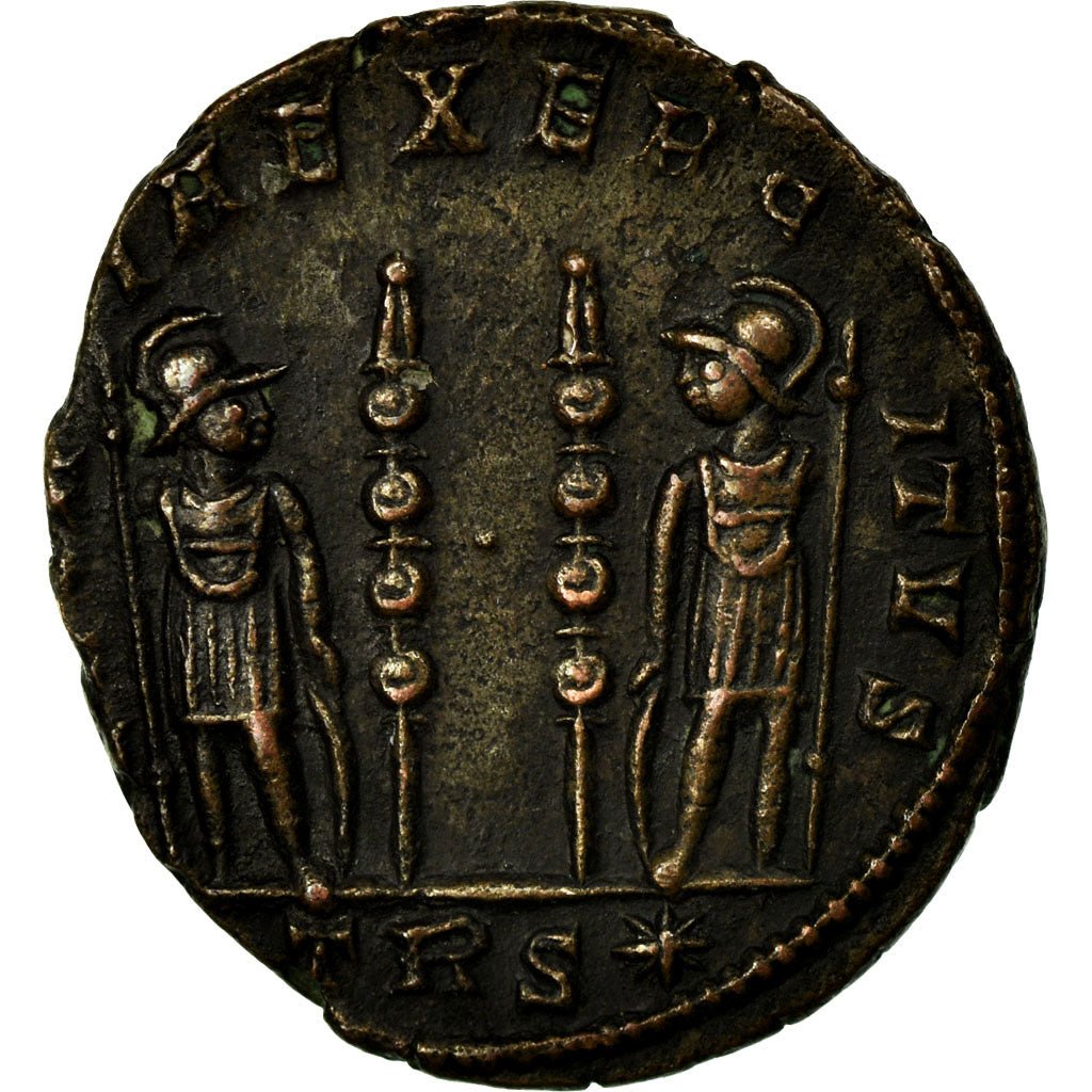 Moneta, Constantine II, Follis, 332-333, Trier, BB+, Bronzo, RIC:545