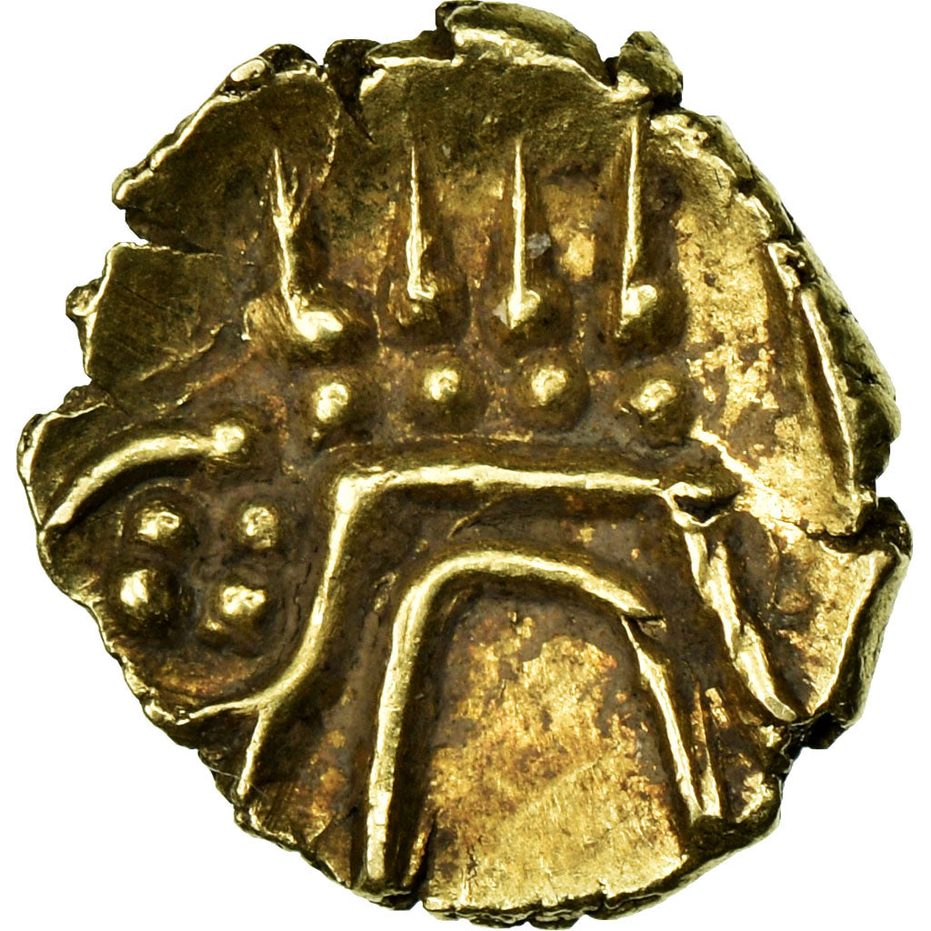 Moneda, INDIA-PRINCIPADOS, COCHIN, Fanam, 1795-1850, EBC, Oro, KM:10