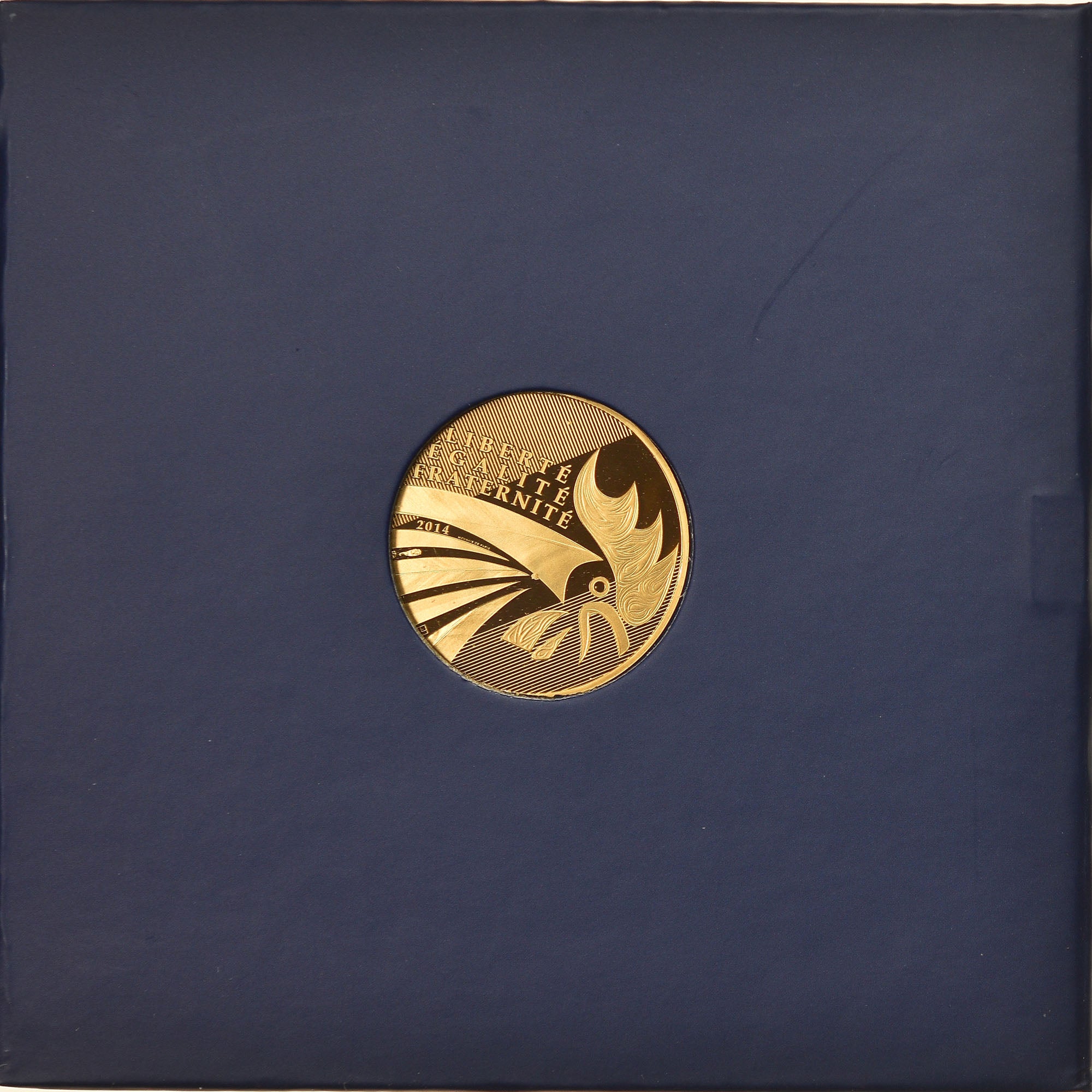 France, 250 Euro, Coq, 2014, Paris, MS(65-70), Gold