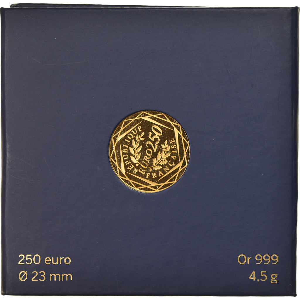 France, 250 Euro, Coq, 2014, Paris, MS(65-70), Gold