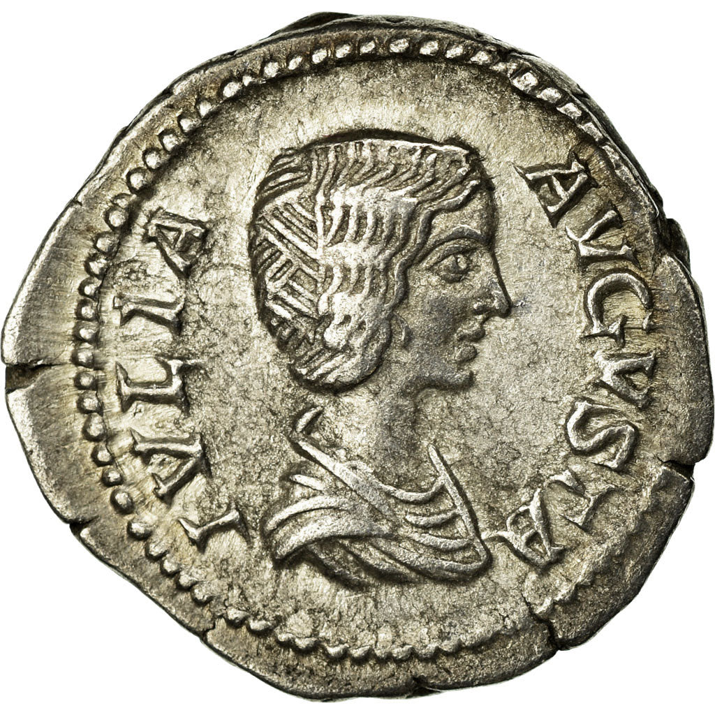 Munten, Julia Domna, Denarius, 200-211, Rome, ZF+, Zilver, RIC:559
