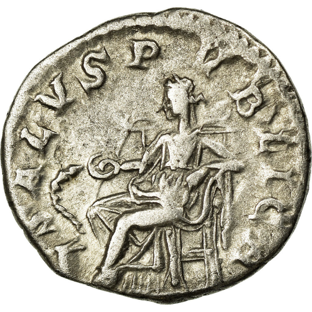 Moneta, Severus Alexander, Denarius, 222, Rome, EF(40-45), Srebro, RIC:178d