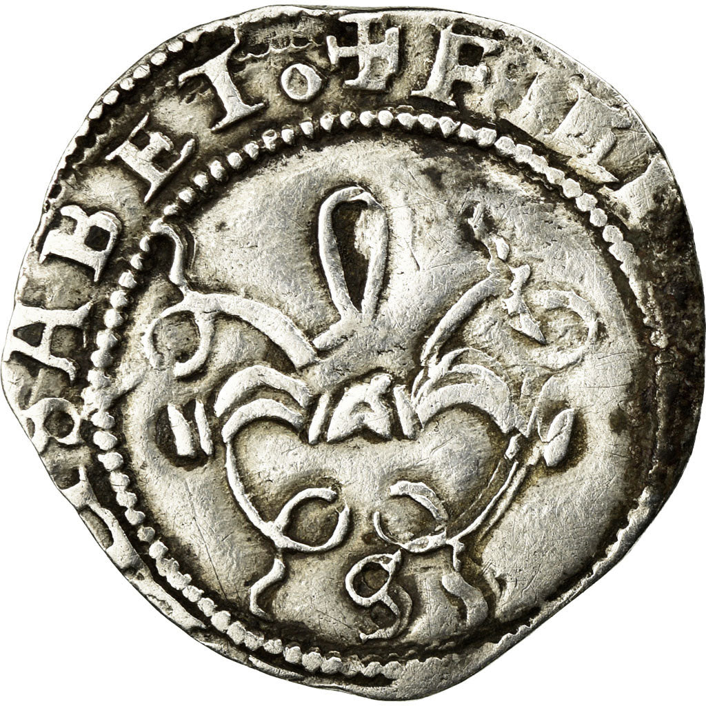 Coin, Spain, Ferdinand & Isabella, 1/2 Réal, Seville, EF(40-45), Silver