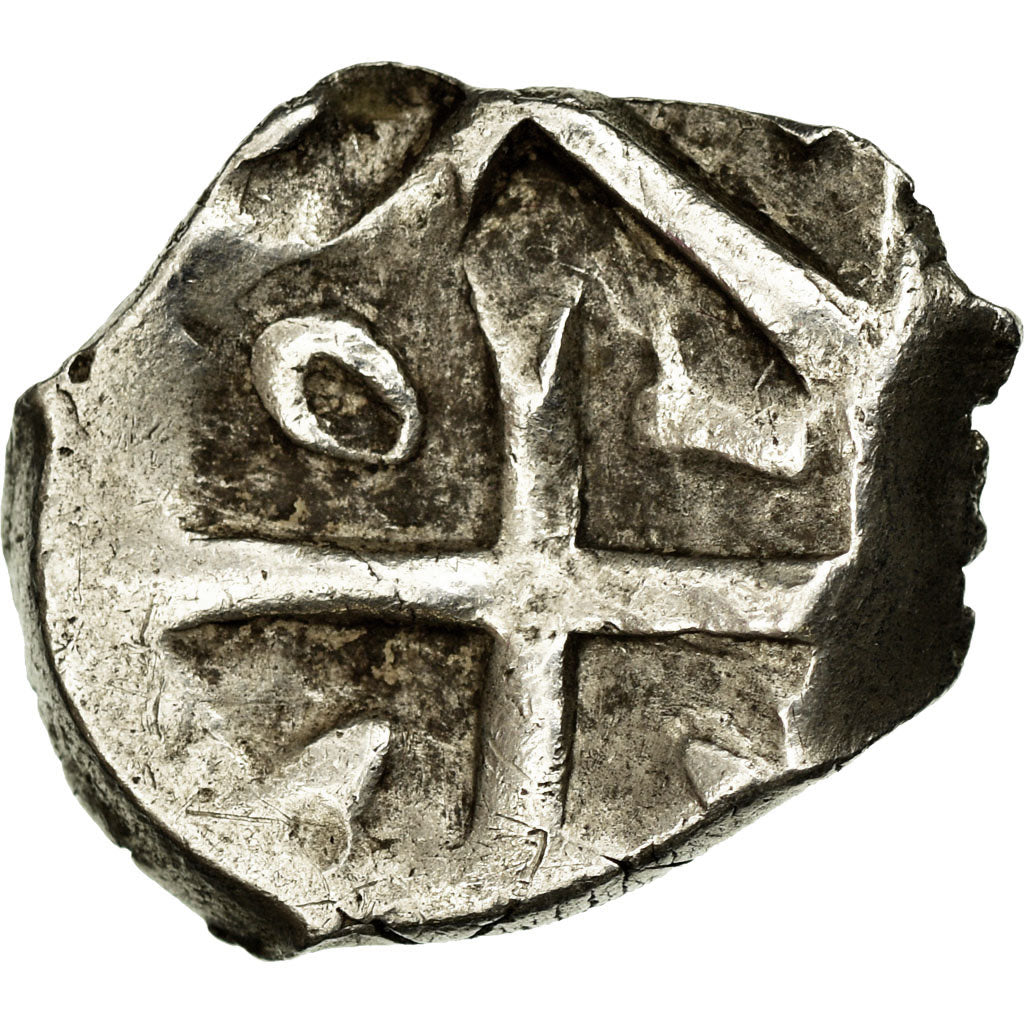 Moneta, Volcae Tectosages, Drachm, Podwójne-nowe bicie, VF(30-35), Srebro