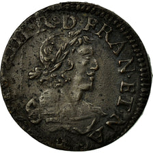 Monnaie, France, Louis XIII, Double Tournois, 1639, Tours, TTB, Cuivre, CGKL:476