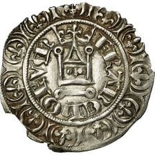 Coin, France, Philippe VI, Gros à la Couronne, AU(50-53), Silver, Duplessy:262