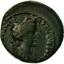 Coin, Tiberius, Semis, 12-14 AD, Lyon - Lugdunum, VF(20-25), Bronze, RIC:246