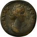Coin, Faustina I, Sestertius, After 141 AD, Rome, VF(20-25), Bronze, RIC:1107