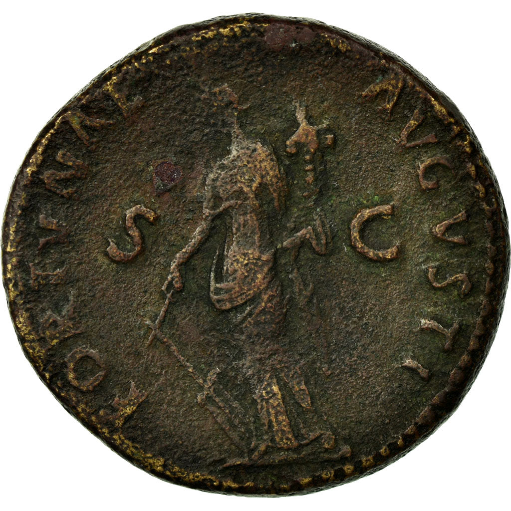 Monnaie, Domitien, Dupondius, 90-91, Rome, TB, Bronze, RIC:705