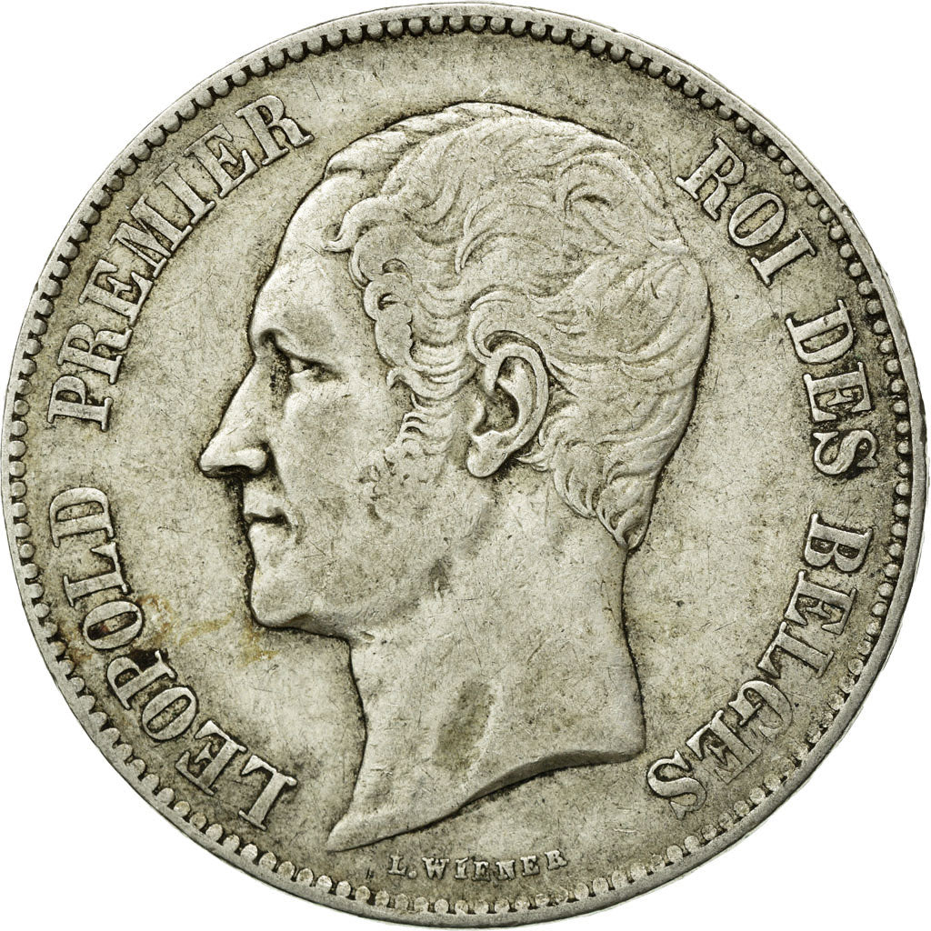 Coin, Belgium, Leopold I, 5 Francs, 5 Frank, 1849, EF(40-45), Silver, KM:17