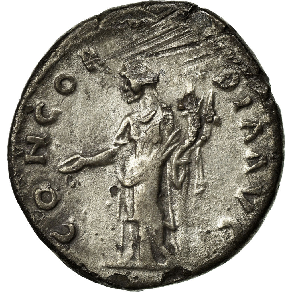 Coin, Sabina, Denarius, 128-136, Rome, EF(40-45), Silver, RIC:390