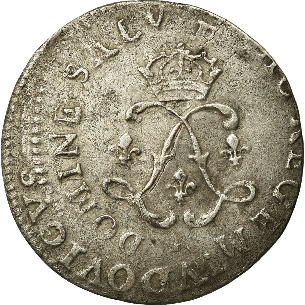 Coin, France, Louis XIV, 4 Sols aux 2 L, Uncertain date, Uncertain Mint