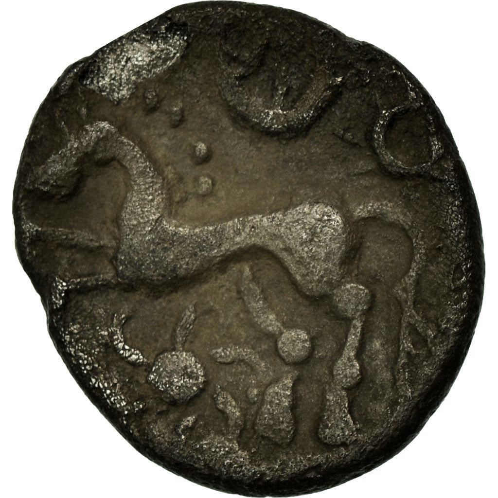 Moneta, Bellovaci, 1/4 Stater, Undated, VF(20-25), Srebro, Delestrée:manque.