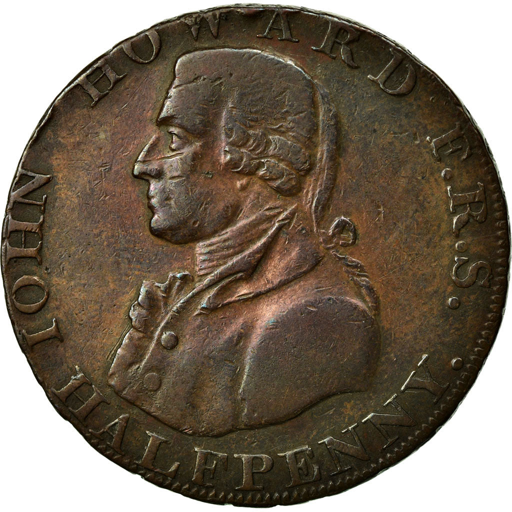 Münze, Großbritannien, Somerset, Halfpenny Token, Bath, SS, Kupfer