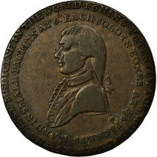 Coin, Great Britain, Middlesex, John Ching, Halfpenny Token, EF(40-45), Copper
