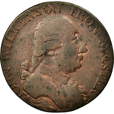 Moneta, Wielka Brytania, Warwickshire, John Wilkinson, Halfpenny Token, 1790