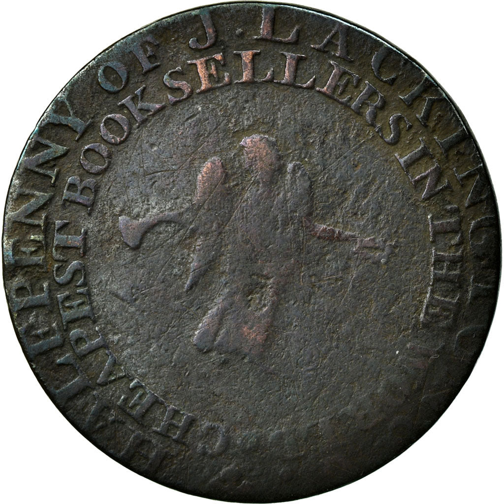 Coin, Great Britain, Middlesex, Halfpenny Token, 1794, Mule, F(12-15), Copper