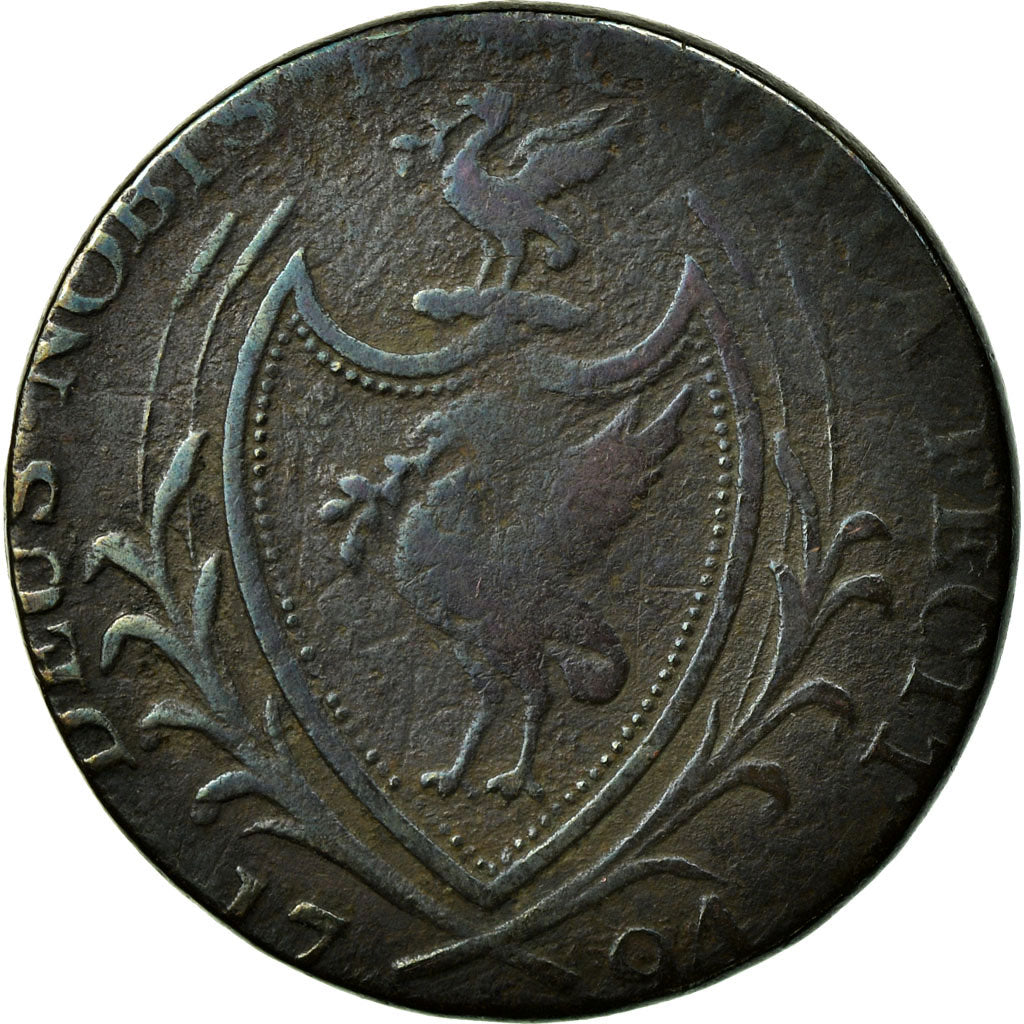 Coin, Great Britain, Middlesex, Halfpenny Token, 1794, Mule, F(12-15), Copper