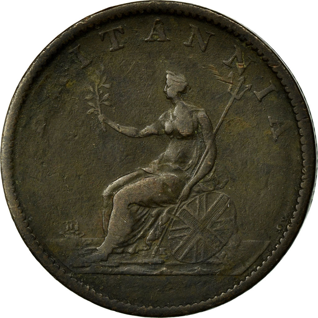 Coin, Great Britain, George III, 1/2 Penny, 1806, VF(20-25), Copper, KM:662