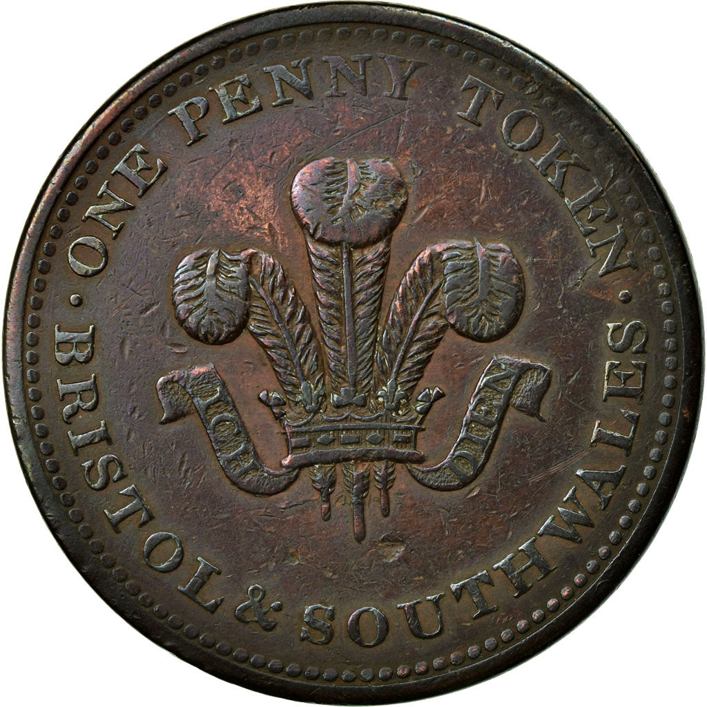 Coin, Great Britain, Somerset, Bristol & South Wales, Penny Token, 1811
