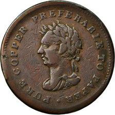Moneta, Canada, Nova Scotia, Penny Token, 1838, VF(20-25), Miedź