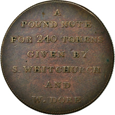 Monnaie, Grande-Bretagne, Somerset, Whitchurch & Dore, Penny Token, 1811, Bath